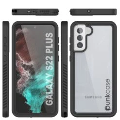 Galaxy S22+ Plus Water/ Shockproof [Extreme Series] With Screen Protector Case [Black] -Phone Vibe Shop galaxy s22 plus waterproof case extreme series ultra slim fit innovative design ip68 certified advanced sealing scratch resistant shockproof dirtproof snowproof armor cover 8 7723424e