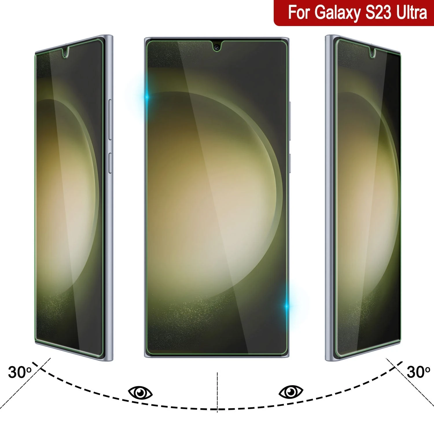 Galaxy S23 Ultra White Punkcase Glass SHIELD Tempered Glass Screen Protector 0.33mm Thick 9H Glass 7 Galaxy S23 Ultra White Punkcase Glass SHIELD Tempered Glass Screen Protector 0.33mm Thick 9H Glass - Image 5