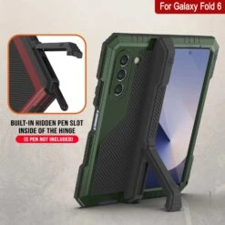 Galaxy Z Fold6 Metal Case, Heavy Duty Military Grade Armor Cover Full Body Hard [Dark Green] -Phone Vibe Shop galaxy z fold6 metal case heavy duty military grade rugged armor coverhybrid full body hard aluminum tpuinnovative design cooling system non slip w prime 3 f37db5ca 508d 4ab0 b35b ed9d80ee8ca1