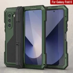 Galaxy Z Fold6 Metal Case, Heavy Duty Military Grade Armor Cover Full Body Hard [Dark Green] -Phone Vibe Shop galaxy z fold6 metal case heavy duty military grade rugged armor coverhybrid full body hard aluminum tpuinnovative design cooling system non slip w prime 4 ed21e15f d4fa 42d8 869e 99e944bd71ec