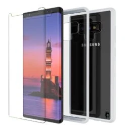 Galaxy Note 9 Case, PUNKcase [LUCID 2.0 Series] [Slim Fit] Armor Cover W/Integrated Anti-Shock System [White] -Phone Vibe Shop galaxy note 9 case punkcase lucid 2 0 series slim fit clear back armor cover w integrated anti shock system punkshield screen protector for samsung galaxy note 9 white 5