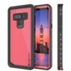 Galaxy Note 9 Waterproof Case PunkCase StudStar Pink Thin 6.6ft Underwater Shock/Snow Proof -Phone Vibe Shop galaxy note 9 waterproof case punkcase studstar black samsung galaxy note 9 edge thin fit 6 6ft underwater ip68 shockproof dirtproof snowproof case pink 1
