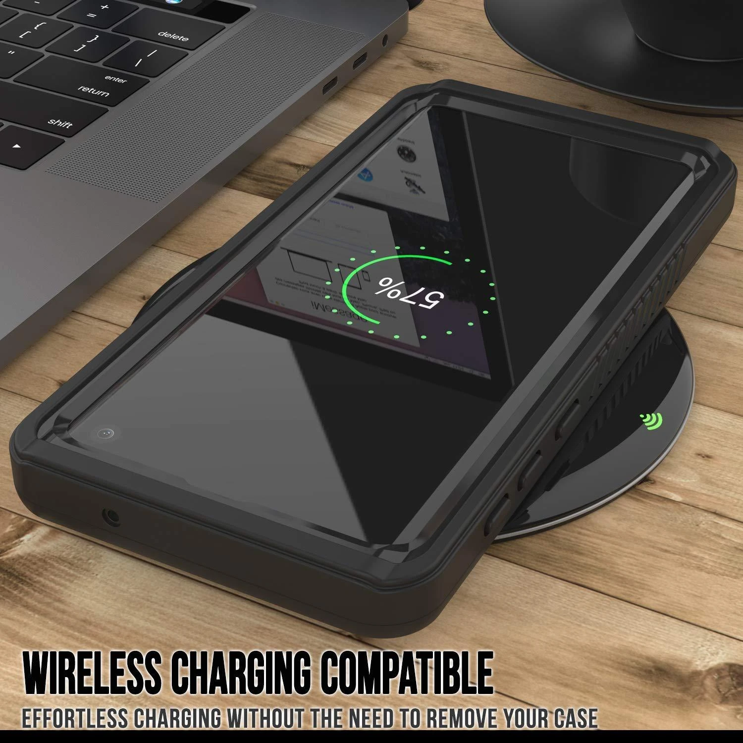 Galaxy S10+ Plus Water/Shockproof With Screen Protector Case [Black] - Image 6