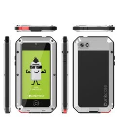 IPhone SE/5/5s Case, Punkcase® METALLIC Series SILVER W/ TEMPERED GLASS | Aluminum Frame -Phone Vibe Shop group 17989170 1371 4b7b a539 6367484f68e8