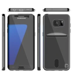 Galaxy S7 EDGE Case, PUNKCASE® LUCID Black Series | Card Slot | SHIELD Screen Protector | Ultra Fit -Phone Vibe Shop group 5a84ea11 ce49 4c6b b9f4 ad37412cdd53