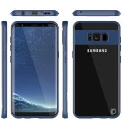 Galaxy S8 Case, Punkcase [MASK Series] [NAVY] Full Body Hybrid Dual Layer TPU Cover W/ Protective PUNKSHIELD Screen Protector -Phone Vibe Shop group clear samsung s8 2a6bdad7 c1b5 4835 a4c5 cd2f5a298dc2