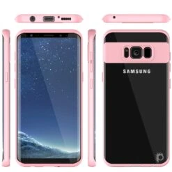 Galaxy S8 Plus Case, Punkcase [MASK Series] [PINK] Full Body Hybrid Dual Layer TPU Cover W/ Protective PUNKSHIELD Screen Protector -Phone Vibe Shop group clear samsung s8 b26d2d6a 8e08 44fc bcea 9202c4a0ccbf