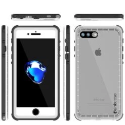 IPhone 8+ Plus Waterproof Case, PUNKcase CRYSTAL White W/ Attached Screen Protector| Warranty -Phone Vibe Shop group crystal iphone 7plus 16dc7ed7 62de 4068 b532 7b6abfce239f