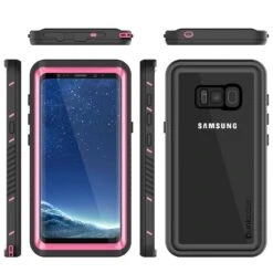 Galaxy S8 Waterproof Case, Punkcase [Extreme Series] [Slim Fit] [IP68 Certified] [Shockproof] [Snowproof] [Dirproof] Armor Cover W/ Built In Screen Protector For Samsung Galaxy S8 [Pink] -Phone Vibe Shop group extream case galaxy S8 4a3353aa 4013 4ce1 805a 7a4a38d0e169