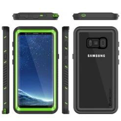 Galaxy S8 Waterproof Case, Punkcase [Extreme Series] [Slim Fit] [IP68 Certified] [Shockproof] [Snowproof] [Dirproof] Armor Cover W/ Built In Screen Protector For Samsung Galaxy S8 [Green] -Phone Vibe Shop group extream case galaxy S8 504e573e 15d4 4b19 952f b1d9d0ae12e5