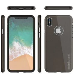 IPhone X Case, Punkcase Galactic 2.0 Series Ultra Slim W/ Tempered Glass Screen Protector | [Black/Grey] -Phone Vibe Shop group galactic 2 60e8c01b af2d 40e4 9226 4252eff69faf
