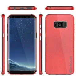 Galaxy S8 Case, Punkcase Galactic 2.0 Series Ultra Slim Protective Armor TPU Cover W/ PunkShield Screen Protector | Lifetime Exchange Warranty | Designed For Samsung Galaxy S8 [Red] -Phone Vibe Shop group galactic 2 c132ffe6 b489 4dd5 8698 d93e1b3898fc