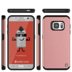 Galaxy S7 Case PunkCase Galactic Rose Gold Series Slim Armor Soft Cover Case W/ Tempered Glass -Phone Vibe Shop group galactic s7 727224d9 288b 422d bfbf 674b36dfb022