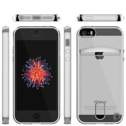 IPhone SE/5S/5 Case, PUNKCASE® LUCID Silver Series | Card Slot | SHIELD Screen Protector | Ultra Fit -Phone Vibe Shop group iphone se 6d9b23cd 95b4 430b 846c f3a9761a0141