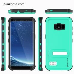 Galaxy S8 Plus Waterproof Case, Punkcase KickStud Teal Series [Slim Fit] [IP68 Certified] [Shockproof] [Snowproof] Armor Cover. -Phone Vibe Shop group kickstand galaxy s8 abad941f f4eb 4342 af09 b268ce09f601