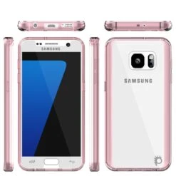 S7 Case Punkcase® LUCID 2.0 Crystal Pink Series W/ PUNK SHIELD Glass Screen Protector | Ultra Fit -Phone Vibe Shop group lucid 2 samsung s7 flat c82612e0 e477 491b 9941 d18a7ac4f4c3