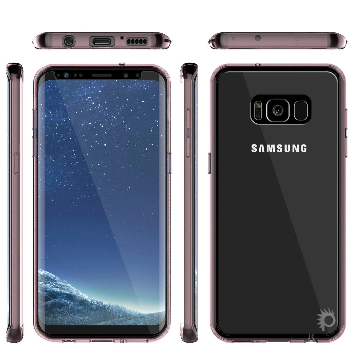 S8 Plus Case Punkcase® LUCID 2.0 Crystal Pink Series W/ PUNK SHIELD Screen Protector | Ultra Fit 6 S8 Plus Case Punkcase® LUCID 2.0 Crystal Pink Series W/ PUNK SHIELD Screen Protector | Ultra Fit - Image 4