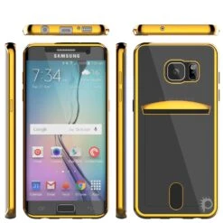 Galaxy S6 EDGE Case, PUNKCASE® LUCID Gold Series | Card Slot | SHIELD Screen Protector | Ultra Fit -Phone Vibe Shop group lucid s6edge 3d2a9f4c 2c94 4c5f b041 e7ed83bc5c9f