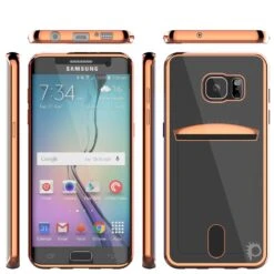 Galaxy S6 EDGE+ Plus Case, PUNKCASE® LUCID Rose Gold Series | Card Slot | SHIELD Screen Protector -Phone Vibe Shop group lucid s6edge 6c366c9f 55cd 4b80 a502 16c36bcadc75