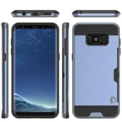 Galaxy S8 Plus Case, PUNKcase [SLOT Series] [Slim Fit] Dual-Layer Armor Cover W/Integrated Anti-Shock System, Credit Card Slot [Navy] -Phone Vibe Shop group slot galaxy s8 de9c50be 736e 4797 9956 6e9ad59d65a7