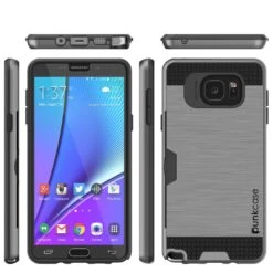 Galaxy Note 5 Case PunkCase SLOT Grey Series Slim Armor Soft Cover Case W/ Tempered Glass -Phone Vibe Shop group slot note 5 4ab5bd68 5cd6 427d ab8c a13fc905023d