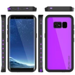 Galaxy S8 Plus Waterproof Case PunkCase StudStar Purple Thin 6.6ft Underwater IP68 Shock/Snow Proof -Phone Vibe Shop group studstar galaxy s8 31f2c0e9 48f3 4e84 8d50 0f8a0b3375c1
