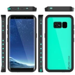 Galaxy S8 Plus Waterproof Case PunkCase StudStar Teal Thin 6.6ft Underwater IP68 Shock/Snow Proof -Phone Vibe Shop group studstar galaxy s8 7e430ceb f06c 4fa6 bd25 d76ab74e38f8