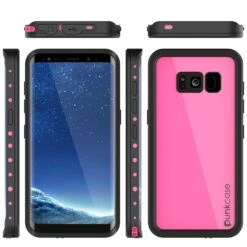Galaxy S8 Plus Waterproof Case PunkCase StudStar Pink Thin 6.6ft Underwater IP68 Shock/Snow Proof -Phone Vibe Shop group studstar galaxy s8 f89ee0e7 0518 4308 8960 13d717076a0d