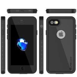 IPhone 8 Waterproof Case, Punkcase [Black] [StudStar Series] [Slim Fit] [IP68 Certified][Dirtproof] [Snowproof] -Phone Vibe Shop group studstar iphone 7 c0ce98ff 9f06 4688 8095 9310fc568277