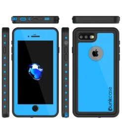 IPhone 8+ Plus Waterproof Case, Punkcase [StudStar Series] [Light Blue] [Slim Fit] [Shockproof] [Dirtproof] [Snowproof] Armor Cover -Phone Vibe Shop group studstar iphone 7plus 55baa302 5a3b 4bf6 93db c2262d2d6bf0