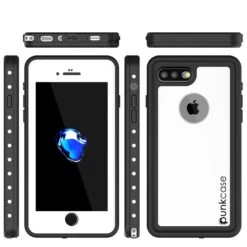 IPhone 8+ Plus Waterproof Case, Punkcase [StudStar Series] [White] [Slim Fit] [Shockproof] [Dirtproof] [Snowproof] Armor Cover -Phone Vibe Shop group studstar iphone 7plus 8225724f 9f1d 4057 af88 d637eb4af9ed
