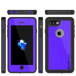 IPhone 8+ Plus Waterproof Case, Punkcase [StudStar Series] [Purple] [Slim Fit] [Shockproof] [Dirtproof] [Snowproof] Armor Cover -Phone Vibe Shop group studstar iphone 7plus cfb066b5 cc98 4f1c 97d0 ea4687443273