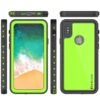 IPhone X Waterproof IP68 Case, Punkcase [Light Green] [StudStar Series] [Slim Fit] [Dirtproof]