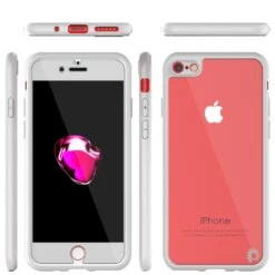 IPhone 7 Case [MASK Series] [WHITE] Full Body Hybrid Dual Layer TPU Cover W/ Protective Tempered Glass Screen Protector -Phone Vibe Shop group themask iphone 7 39236c3e bf06 4bcc 8e9a 965aa1a1ad5a