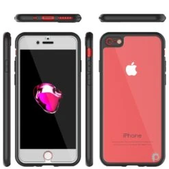 IPhone 8 Case [MASK Series] [BLACK] Full Body Hybrid Dual Layer TPU Cover W/ Protective Tempered Glass Screen Protector -Phone Vibe Shop group themask iphone 7 39c0666f 213f 4cdc b2f2 3f7474d2cfd0