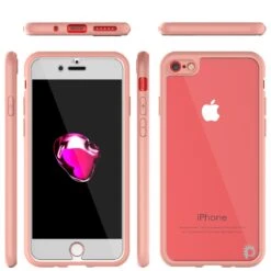IPhone SE (4.7") Case [MASK Series] [PINK] Full Body Hybrid Dual Layer TPU Cover W/ Protective Tempered Glass Screen Protector -Phone Vibe Shop group themask iphone 7 d8c083b5 f315 4bc2 8f0c fcfcf518c395