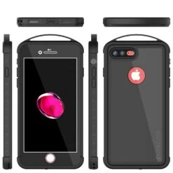 IPhone 8+ Plus Waterproof Case, Punkcase ALPINE Series, Black | Heavy Duty Armor Cover -Phone Vibe Shop group webster 2 iphone 7 f2202718 1dfa 4a63 bc01 4086f389e6e1
