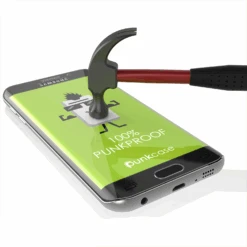 Galaxy S6 Edge Plus Clear Punkcase Glass SHIELD Tempered Glass Screen Protector 0.33mm Thick 9H