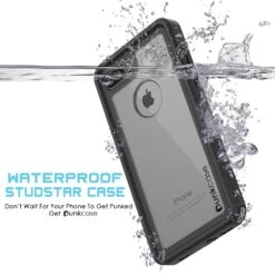 IPhone 8+ Plus Waterproof Case, Punkcase [StudStar Series] [Clear] [Slim Fit] [Shockproof] [Dirtproof] [Snowproof] Armor Cover -Phone Vibe Shop iPhone 7 Plus Waterproof IP68 Case Punkcase Clear StudStar Series Slim Fit Dirtproof 8 d522d1c2 891d 41e6 b5c0 87a52149048a