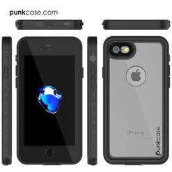 IPhone 7 Waterproof IP68 Case, Punkcase [Light Green] [StudStar Series] [Slim Fit] [Dirt/Snow Proof] -Phone Vibe Shop iPhone 7 Waterproof IP68 Case Punkcase Clear StudStar Series Slim Fit Dirtproof Snowproof 2