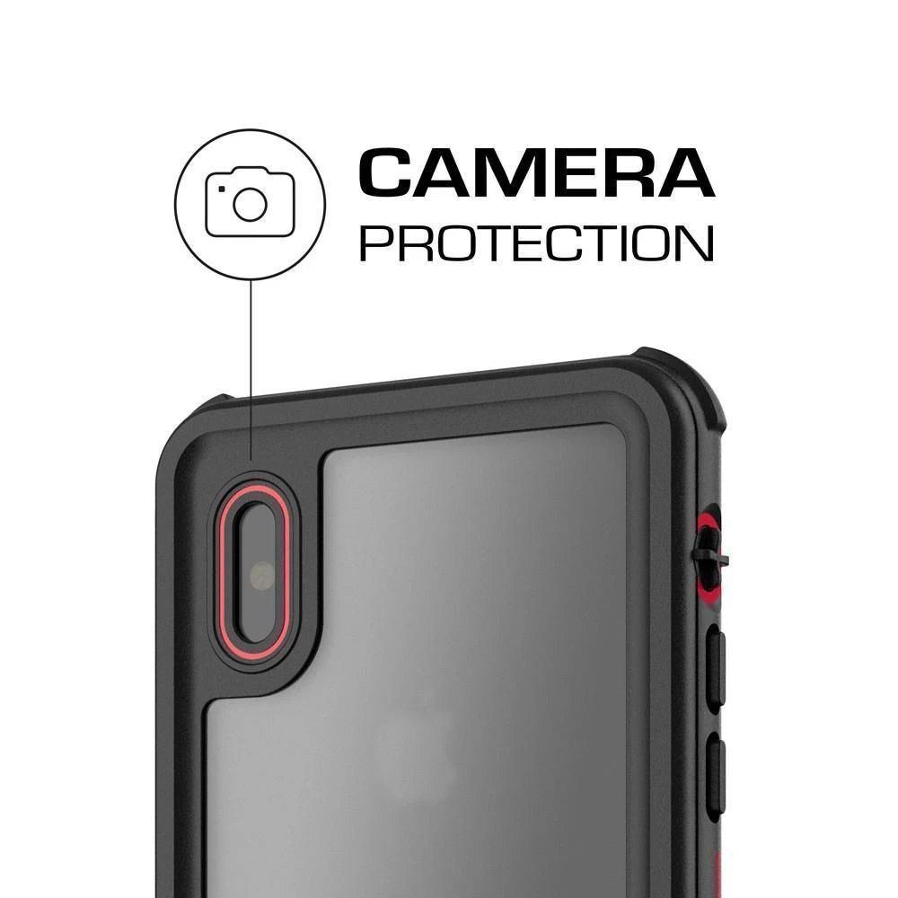 Apple IPhone X Waterproof Case, Ghostek Nautical Underwater Full Sealed Cover | Military Grade Standard Drop Tested Certified + Built-In Screen Protector | Red 8 Apple IPhone X Waterproof Case, Ghostek Nautical Underwater Full Sealed Cover | Military Grade Standard Drop Tested Certified + Built-In Screen Protector | Red - Image 6
