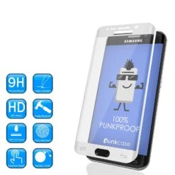 Galaxy S7 White Screen Protector, Punkcase Glass SHIELD Tempered Glass Protector 0.33mm Thick 9H -Phone Vibe Shop icon e226e528 76ac 439e ab7d 0793cafe339a