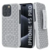 IPhone 15 Pro Case With Tempered Glass Screen Protector, Holster Belt Clip & Built-In Kickstand [White] -Phone Vibe Shop image 2025 02 27T172303.969
