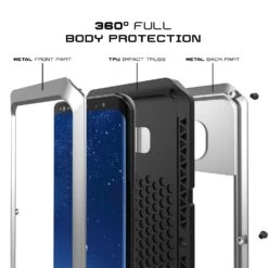 Galaxy S8+ PlusCase, PUNKcase Metallic Silver ShockproofSlim Metal Armor Case -Phone Vibe Shop inner2 metallic S8 c9cf1a44 a89c 49fc b119 e7a9b3e70e64