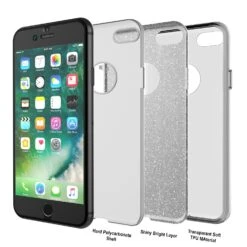 IPhone 8 Case, Punkcase Galactic 2.0 Series Ultra Slim Protective Armor TPU Cover [Silver] -Phone Vibe Shop inner galactic 2 db675bee e3ee 438e ad87 74b3d8902704