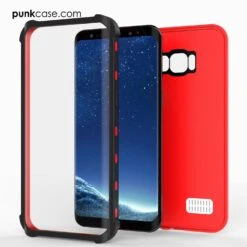 Galaxy S8 Plus Waterproof Case, Punkcase KickStud Red Series [Slim Fit] [IP68 Certified] [Shockproof] [Snowproof] Armor Cover. -Phone Vibe Shop inner kickstand galaxy s8 1 8651d293 3423 40b5 b254 d8128b997072
