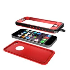 IPhone 5S/5 Waterproof Case, PunkCase StudStar Red Case Water/Shock/Dirt Proof | Lifetime Warranty -Phone Vibe Shop inner layers 5cffc663 f794 4c77 8466 48337143ccf0