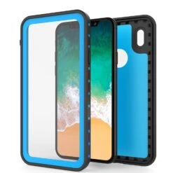IPhone X Waterproof IP68 Case, Punkcase [Light Blue] [StudStar Series] [Slim Fit] [Dirtproof] -Phone Vibe Shop inner studstar iphone8 19592333 1ca8 412e 8129 2fa8002059ac