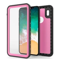 IPhone X Waterproof IP68 Case, Punkcase [Pink] [StudStar Series] [Slim Fit] [Dirtproof] -Phone Vibe Shop inner studstar iphone8 3ab91453 3a5b 404a 8c6c 11ddc2bee3f6