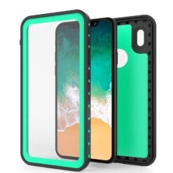 IPhone X Waterproof IP68 Case, Punkcase [Teal] [StudStar Series] [Slim Fit] [Dirtproof] -Phone Vibe Shop inner studstar iphone8 9f0730a7 5e20 4900 9be6 190abcee776d